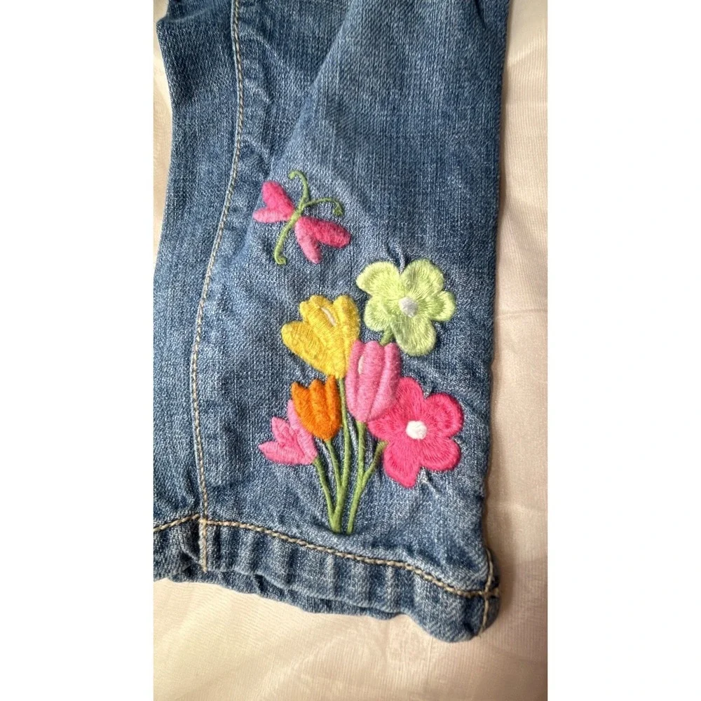 Gymboree Jeans Floral Embroidered size‎ 4